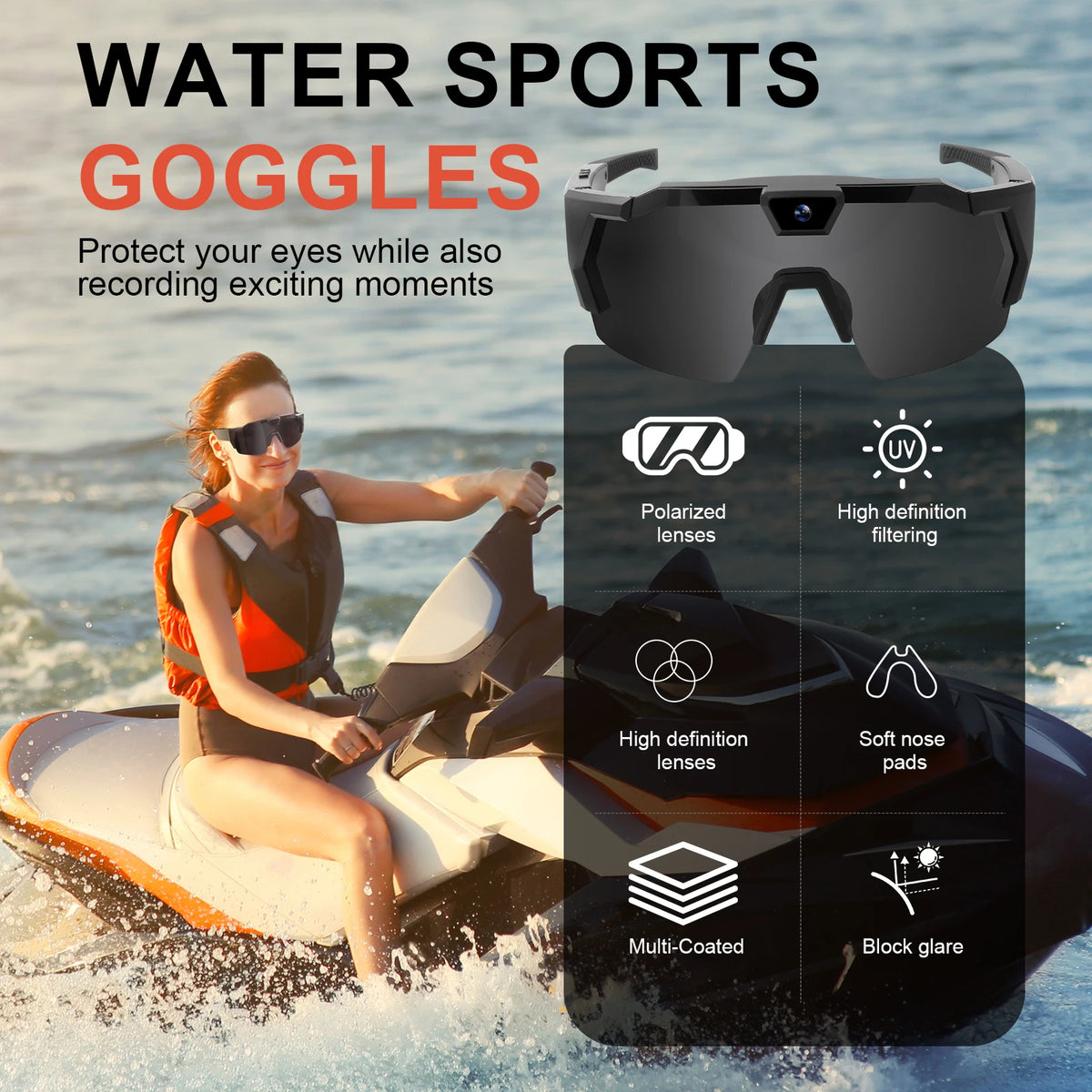 Vistrek ProVision — Gafas de Sol con Cámara HD